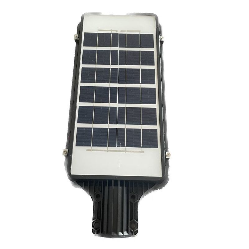 Casa si Gradina - Corpuri si surse de iluminat - Iluminat exterior - Lampi solare - Lampa solara stradala, putere 300W, cu telecomanda, senzor de lumina si miscare, IP66, gri-negru - Infinity.ro