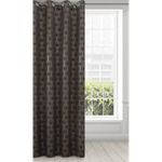 Casa si Gradina - Textile si covoare - Perdele si draperii - Draperii - Draperie blackout cu model art deco geometric auriu, 135 x 250 cm, negru, auriu - Infinity.ro