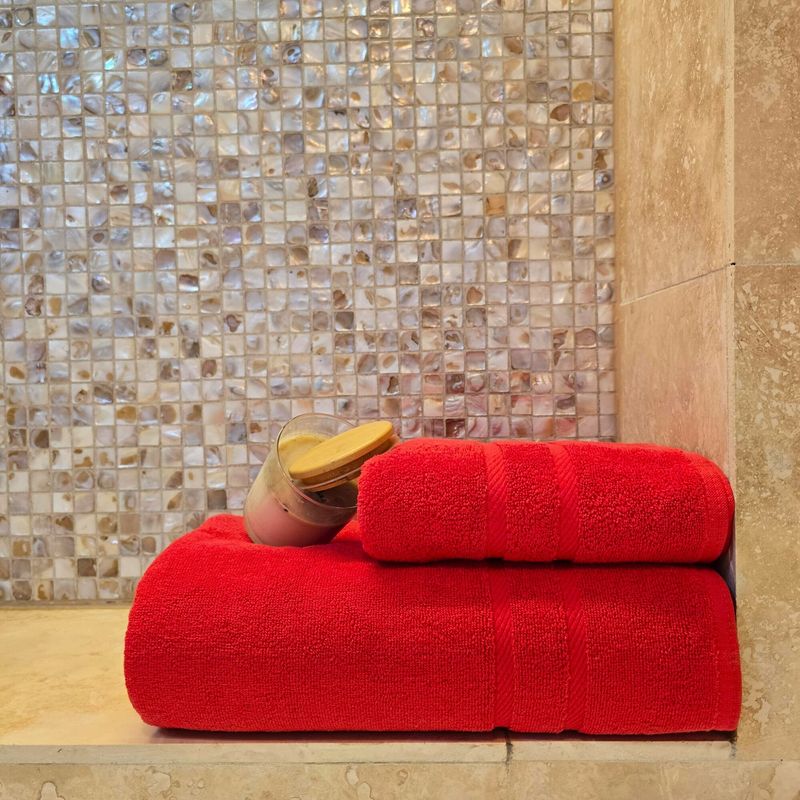 Casa si Gradina - Textile si covoare - Textile baie - Prosoape - Prosop baie Kotonia Home Intense - 100% Bumbac, 500 g/mp, 50X90 cm, rosu - Infinity.ro