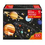 Jucarii, Copii si Bebe - Jucarii si jocuri - Jocuri si puzzle - Puzzle - Set Puzzle 300 piese si Carte - The Solar System Usborne Book - Infinity.ro