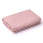 Casa si Gradina - Textile si covoare - Lenjerii de pat - Cearceafuri de pat - Cearceaf cu elastic pentru pat dublu, din bumbac, 160x200cm+28cm, roz - Infinity.ro