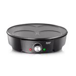Electronice si Electrocasnice - Electrocasnice bucatarie - Aparate de gatit & desert - Aparate de preparat desert - Aparat electric pentru preparat micul dejun, RAF R2508, 1200 W, diametru 30 cm, Negru - Infinity.ro