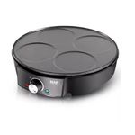 Electronice si Electrocasnice - Electrocasnice bucatarie - Aparate de gatit & desert - Aparate de preparat desert - Aparat electric pentru preparat micul dejun, RAF R2508, 1200 W, diametru 30 cm, Negru - Infinity.ro