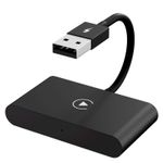 Auto si Moto - Electronice auto - Accesorii electronice auto - Adaptor Wireless Techstar® CTHT-020-2 Pentru Apple CarPlay Si iPhone iOS 10+, Dongle USB-Type C , WiFi 5G, Bluetooth - Infinity.ro