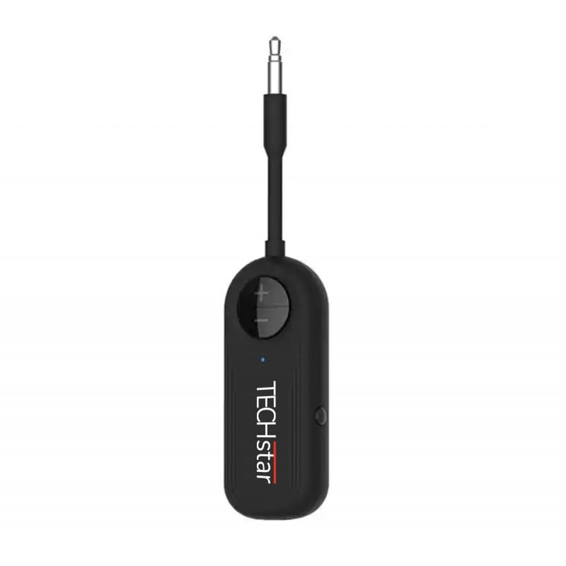 Auto si Moto - Electronice auto - Accesorii electronice auto - Adaptor Wireless 2 in 1 Receptor si Transmitator Audio TX/RX Techstar® M28 Negru, cu Bluetooth BT 5.3 si Conector Port - Infinity.ro