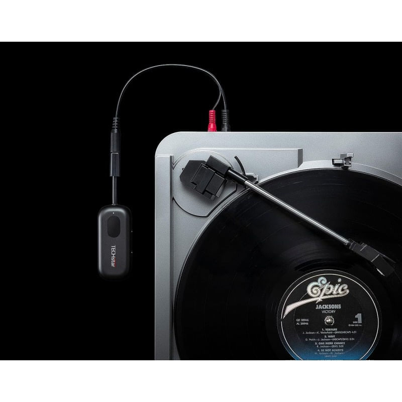 Auto si Moto - Electronice auto - Accesorii electronice auto - Adaptor Wireless 2 in 1 Receptor si Transmitator Audio TX/RX Techstar® M28 Negru, cu Bluetooth BT 5.3 si Conector Port - Infinity.ro