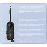 Auto si Moto - Electronice auto - Accesorii electronice auto - Adaptor Wireless 2 in 1 Receptor si Transmitator Audio TX/RX Techstar® M28 Negru, cu Bluetooth BT 5.3 si Conector Port - Infinity.ro