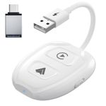 Auto si Moto - Electronice auto - Accesorii electronice auto - Adaptor Wireless Techstar® THT-020-9-1 Pentru Apple CarPlay Si Android Auto, Dongle USB-Type-C , WiFi 5G, Bluetooth - Infinity.ro