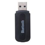 Auto si Moto - Electronice auto - Accesorii electronice auto - Adaptor Receptor Audio USB cu Bluetooth Techstar® A2DP, Jack 3.5mm, Transmitator AUX, Negru - Infinity.ro