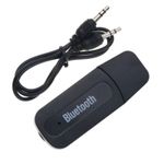 Auto si Moto - Electronice auto - Accesorii electronice auto - Adaptor Receptor Audio USB cu Bluetooth Techstar® A2DP, Jack 3.5mm, Transmitator AUX, Negru - Infinity.ro