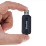 Auto si Moto - Electronice auto - Accesorii electronice auto - Adaptor Receptor Audio USB cu Bluetooth Techstar® A2DP, Jack 3.5mm, Transmitator AUX, Negru - Infinity.ro
