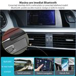 Auto si Moto - Electronice auto - Accesorii electronice auto - Transmitator receptor portabil 2 in 1 Techstar® M27, Compatibil Bluetooth 5.0, Reincarcabil, USB, AUX 3.5 mm, TV, PC - Infinity.ro
