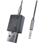Auto si Moto - Electronice auto - Accesorii electronice auto - Adaptor Transmitator si Receptor Audio Techstar® Mini, Bluetooth 5.0 si 3.5mm Aux, Stereo, Wireless, pentru Auto sau TV - Infinity.ro
