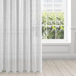 Casa si Gradina - Textile si covoare - Perdele si draperii - Perdele - Perdea ADEL cu tesatura de plasa fina, model orizontal, alb,140 x 270 cm - Infinity.ro