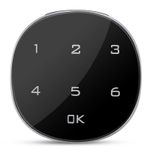 Casa si Gradina - Constructii - Feronerie si accesorii - Broaste si yale - Incuietoare Inteligenta Techstar®, Touch Screen Digital, 20mm, Alarma, Cod, Alimentare CR2023 si MicroUSB - Infinity.ro