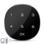 Casa si Gradina - Constructii - Feronerie si accesorii - Broaste si yale - Incuietoare Inteligenta Techstar®, Touch Screen Digital, 20mm, Alarma, Cod, Alimentare CR2023 si MicroUSB - Infinity.ro