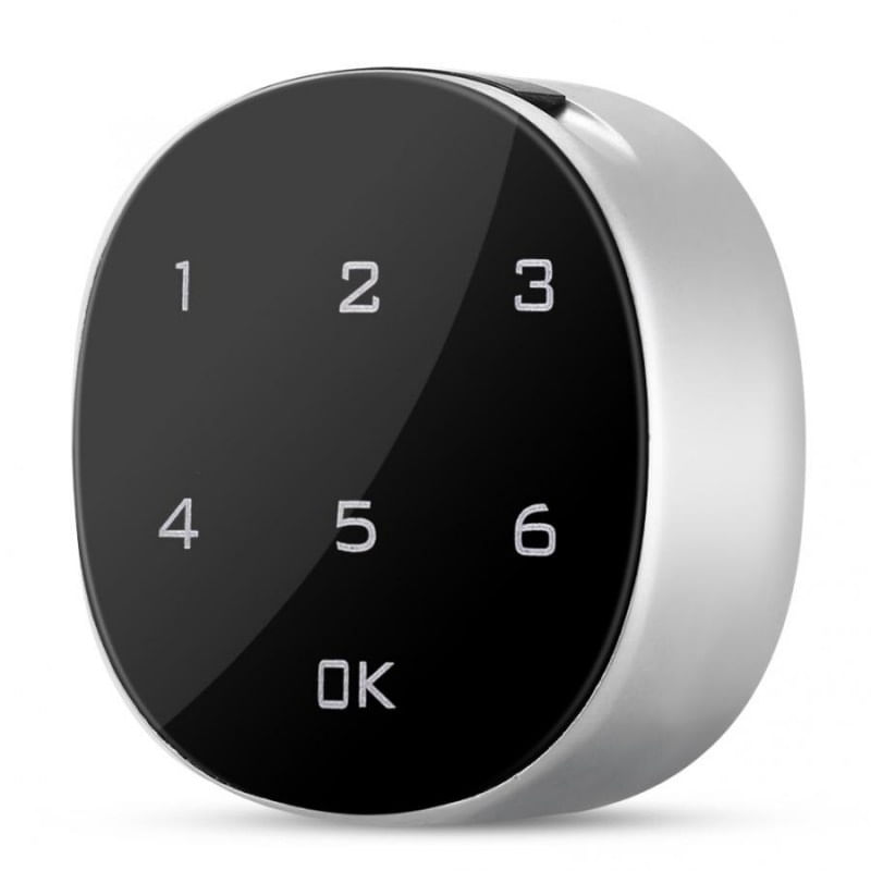 Casa si Gradina - Constructii - Feronerie si accesorii - Broaste si yale - Incuietoare Inteligenta Techstar®, Touch Screen Digital, 20mm, Alarma, Cod, Alimentare CR2023 si MicroUSB - Infinity.ro