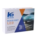 Auto si Moto - Electrice auto - Iluminare si semnalizare - Becuri auto - Set 2 LED-uri Auto Techstar® K9, 9005, 50w, 6000 Lumeni, 6500K, AUTO, 12-24 Volti, CSP, Canbus, Miez Cupru, Radiator - Infinity.ro