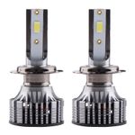 Auto si Moto - Electrice auto - Iluminare si semnalizare - Becuri auto - Set 2 LED-Uri Auto Techstar® V8, H7, 120W, 12-24V, 15000 Lumeni, 6000K, Unghi Fascicul 360°, CSP 3570, Canbus, Radiator - Infinity.ro