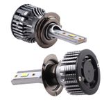 Auto si Moto - Electrice auto - Iluminare si semnalizare - Becuri auto - Set 2 LED-Uri Auto Techstar® V8, H7, 120W, 12-24V, 15000 Lumeni, 6000K, Unghi Fascicul 360°, CSP 3570, Canbus, Radiator - Infinity.ro