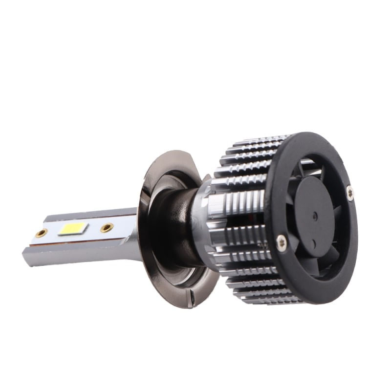 Auto si Moto - Electrice auto - Iluminare si semnalizare - Becuri auto - Set 2 LED-Uri Auto Techstar® V8, H7, 120W, 12-24V, 15000 Lumeni, 6000K, Unghi Fascicul 360°, CSP 3570, Canbus, Radiator - Infinity.ro