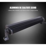 Casa si Gradina - Corpuri si surse de iluminat - Iluminat comercial si industrial - Proiectoare si lampi de lucru - Bara proiectoare LED Auto Offroad Techstar® PNB2, 72W, 12V-24V, 6000 K, 5280 Lumeni, IP 67, 36 cm, Flood Beam 60° cu - Infinity.ro