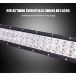 Casa si Gradina - Corpuri si surse de iluminat - Iluminat comercial si industrial - Proiectoare si lampi de lucru - Bara proiectoare LED Auto Offroad Techstar® PNB2, 72W, 12V-24V, 6000 K, 5280 Lumeni, IP 67, 36 cm, Flood Beam 60° cu - Infinity.ro