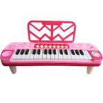 Jucarii, Copii si Bebe - Jucarii si jocuri - Jucarii de rol - Instrumente muzicale de jucarie - Orga electronica little musician cu microfon, roz - Infinity.ro