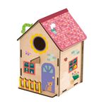 Jucarii, Copii si Bebe - Jucarii si jocuri - Jucarii & jocuri educative - Seturi de artizanat - Set Creativ Casuta Pentru Pasari - Infinity.ro