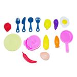 Jucarii, Copii si Bebe - Jucarii si jocuri - Jucarii de rol - Bucatarii copii - Bucatarie roz, cu robinet functional, 17 accesorii incluse, salamandra kids® - Infinity.ro