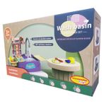 Jucarii, Copii si Bebe - Jucarii si jocuri - Jucarii de rol - Bucatarii copii - Bucatarie verde, cu robinet functional, 17 accesorii incluse, salamandra kids® - Infinity.ro