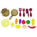 Jucarii, Copii si Bebe - Jucarii si jocuri - Jucarii de rol - Bucatarii copii - Bucatarie verde, cu robinet functional, 17 accesorii incluse, salamandra kids® - Infinity.ro