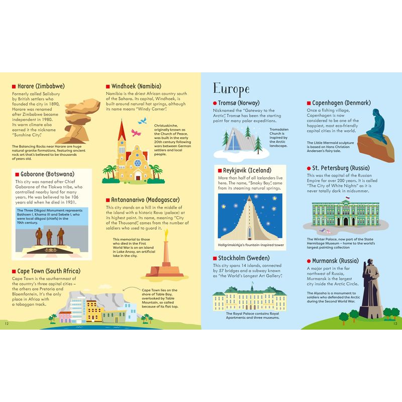 Jucarii, Copii si Bebe - Jucarii si jocuri - Jocuri si puzzle - Puzzle - Set Puzzle 300 piese si Carte - Cities of the World - Infinity.ro