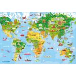 Jucarii, Copii si Bebe - Jucarii si jocuri - Jocuri si puzzle - Puzzle - Set Puzzle 300 piese si Carte - Cities of the World - Infinity.ro