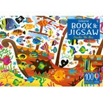 Jucarii, Copii si Bebe - Jucarii si jocuri - Jocuri si puzzle - Puzzle - Set Puzzle si Carte - Under the Sea Usborne Books - Infinity.ro