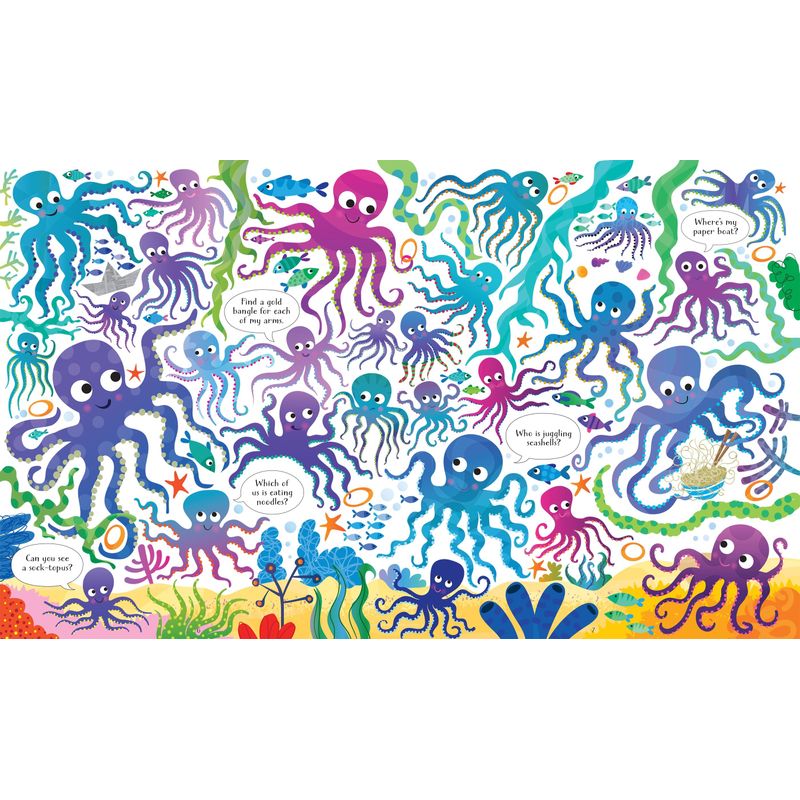 Jucarii, Copii si Bebe - Jucarii si jocuri - Jocuri si puzzle - Puzzle - Set Puzzle si Carte - Under the Sea Usborne Books - Infinity.ro
