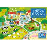 Jucarii, Copii si Bebe - Jucarii si jocuri - Jocuri si puzzle - Puzzle - Set Puzzle si Carte - On the Farm Usborne Books - Infinity.ro