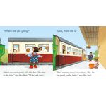Jucarii, Copii si Bebe - Jucarii si jocuri - Jocuri si puzzle - Puzzle - Set 3 Puzzle + Carte - Poppy and Sam's Book and 3 Jigsaws: Trains Usborne - Infinity.ro