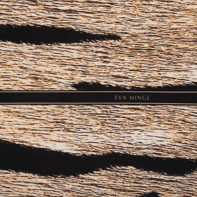 Casa si Gradina - Textile si covoare - Lenjerii de pat - Seturi de lenjerie - Set lenjerie EWA MINGE din bumbac, cu design tip blana animale,1 husa plapuma + 2 fete perna, 220 x 200 cm, multicolor - Infinity.ro