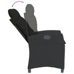 Casa si Gradina - Gradina si terasa - Mobilier exterior - Seturi mobila gradina - Set mobilier de gradina cu perne, 5 piese, negru, poliratan - Infinity.ro