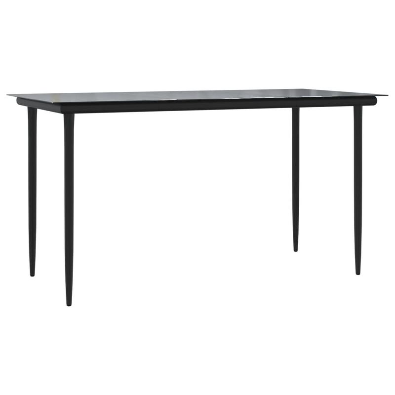 Casa si Gradina - Gradina si terasa - Mobilier exterior - Seturi mobila gradina - Set mobilier de gradina cu perne, 5 piese, negru, poliratan - Infinity.ro
