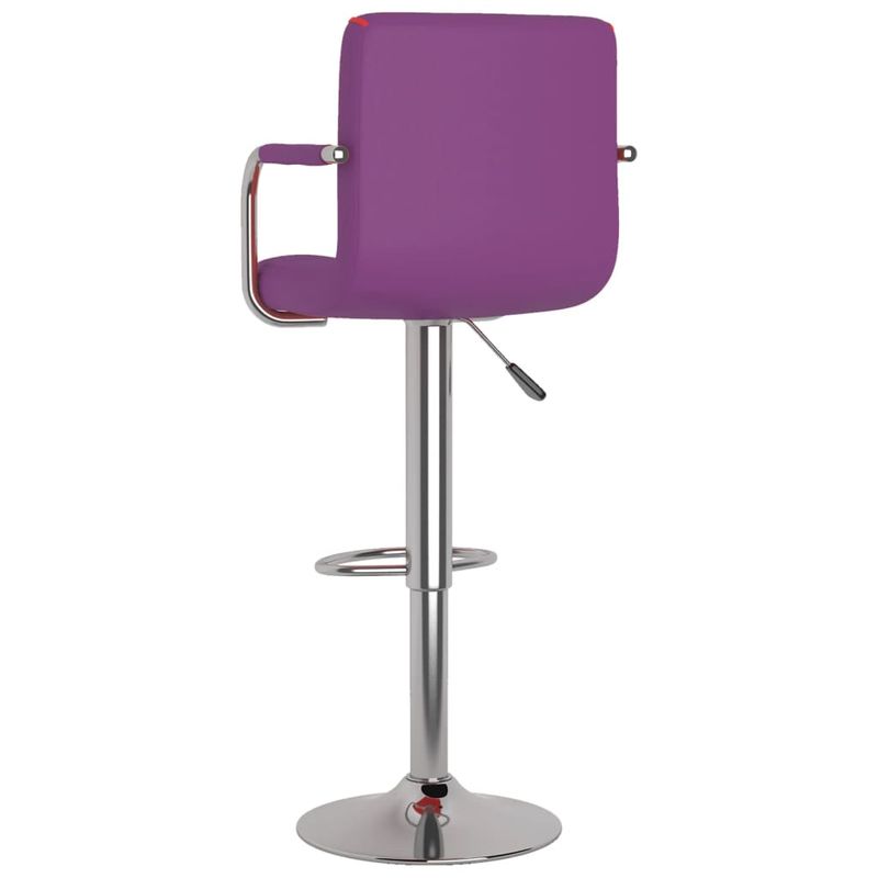 Casa si Gradina - Mobilier - Scaune si fotolii - Scaune - Scaune de bar, 2 buc., violet, piele ecologica - Infinity.ro