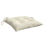 Casa si Gradina - Textile si covoare - Perne si pilote - Perne decorative - Perne de scaun, 4 buc., alb crem, 40x40x7 cm, textil oxford - Infinity.ro