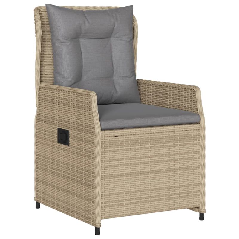 Casa si Gradina - Gradina si terasa - Mobilier exterior - Seturi mobila gradina - Set mobilier de gradina cu perne, 5 piese, bej, poliratan - Infinity.ro
