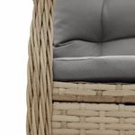 Casa si Gradina - Gradina si terasa - Mobilier exterior - Seturi mobila gradina - Set mobilier de gradina cu perne, 5 piese, bej, poliratan - Infinity.ro