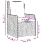 Casa si Gradina - Gradina si terasa - Mobilier exterior - Seturi mobila gradina - Set mobilier de gradina cu perne, 5 piese, bej, poliratan - Infinity.ro
