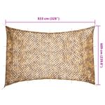 Sport si Outdoor - Accesorii si echipamente sportive - Alte accesorii sportive - Plasa de camuflaj cu geanta de depozitare, nisipiu, 833x609 cm - Infinity.ro