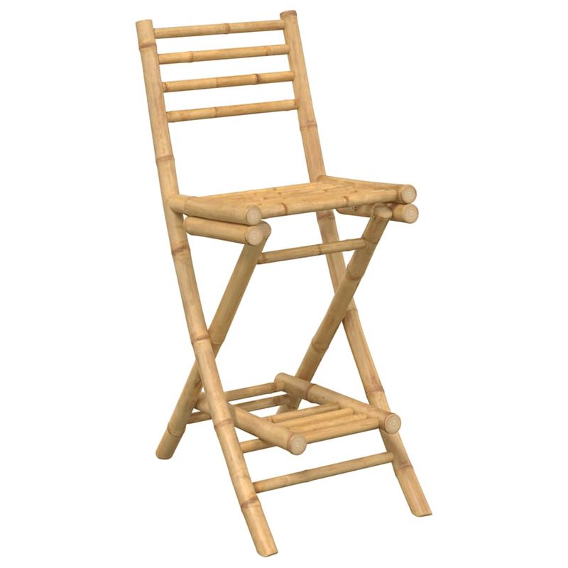 Casa si Gradina - Gradina si terasa - Mobilier exterior - Seturi mobila gradina - Set bar de exterior 3 piese pliabil din bambus, formă pătrat - Infinity.ro