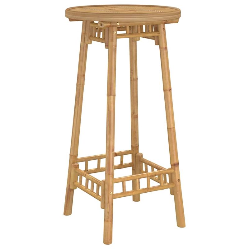 Casa si Gradina - Gradina si terasa - Mobilier exterior - Seturi mobila gradina - Set bar de exterior 3 piese pliabil din bambus, formă pătrat - Infinity.ro