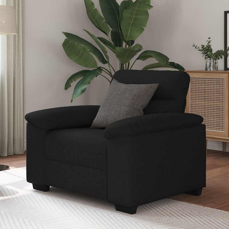 Casa si Gradina - Mobilier - Canapele si coltare - Canapele - Canapea Scaun Negru 60 cm Tesatura - Infinity.ro